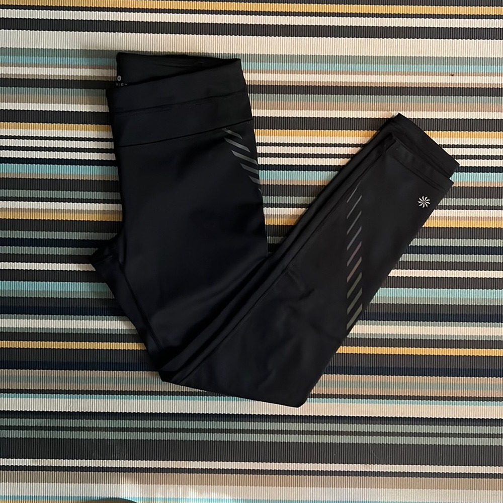 Reflective Athleta run tights